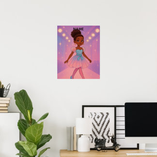 Affiche Nom personnalisé fille