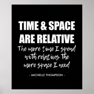 Affiche Nom personnalisé Fun Family Quote Typographie