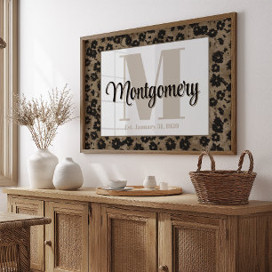 Affiche Nom personnalisé Mur Art Imprimer Est Cadeau Maria