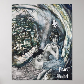 Affiche Nom personnalisé "Perle" - Art féminin par Mikhail