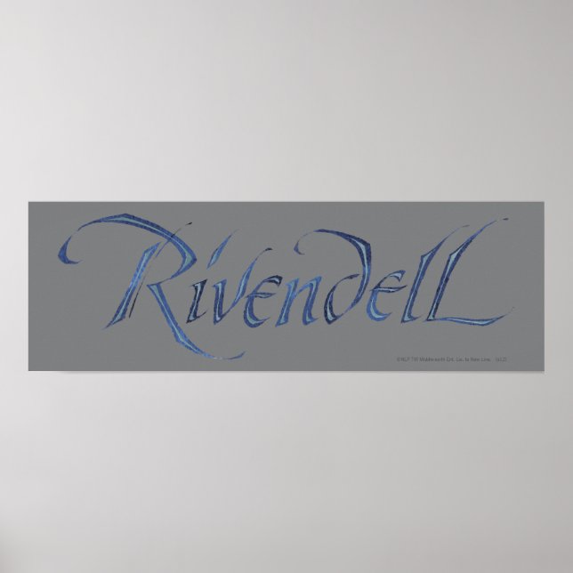 Affiche Nom Rivendell Texté (Devant)