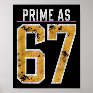 Affiche Nombre premier comme 67 