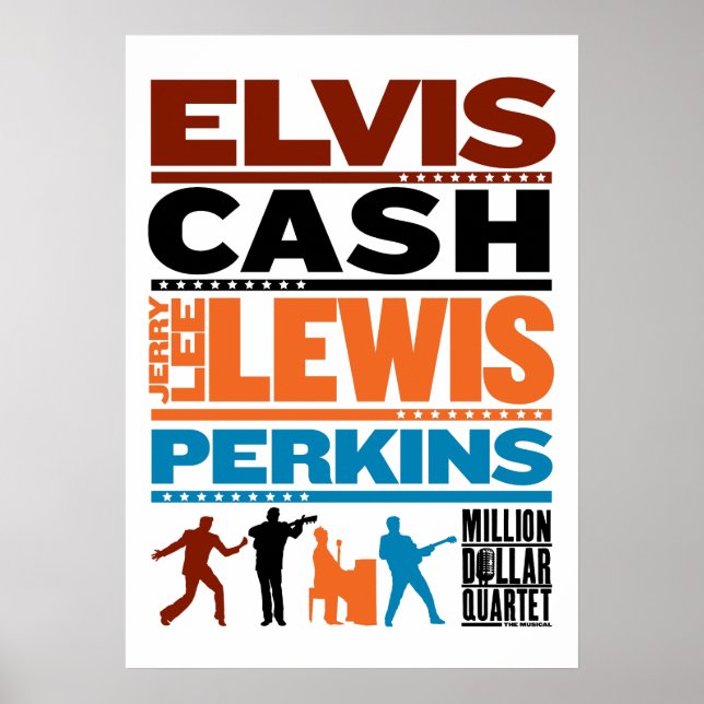 Affiche Noms de quatuor de millions de dollars (Devant)