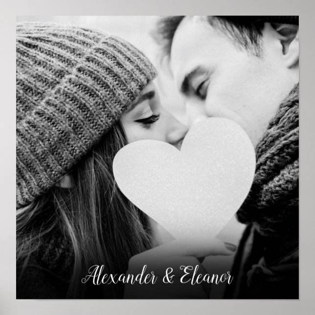 Affiche Noms de script de votre photo préférée (Devant)