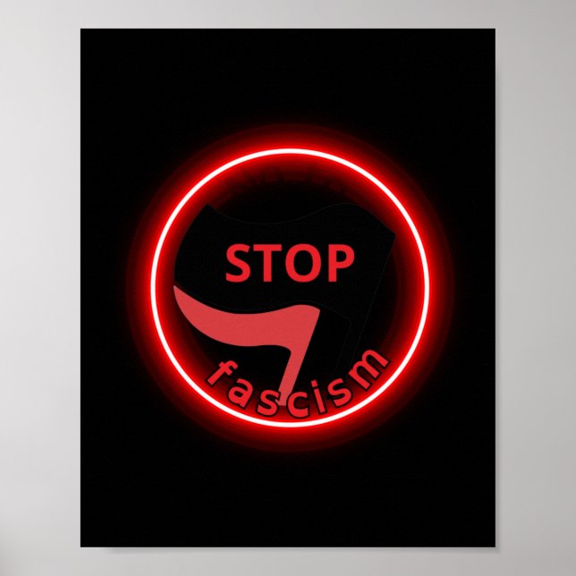 Affiche Non Au Fascisme (Devant)