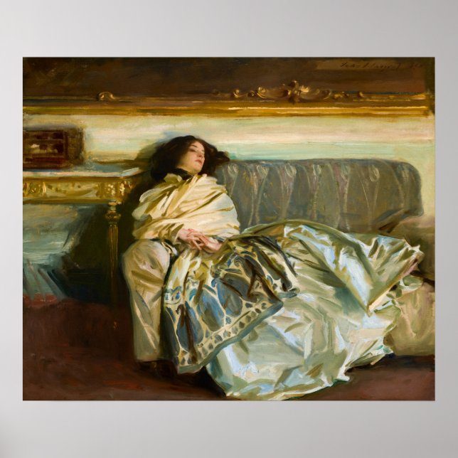 Affiche Non chaloir. Repose, 1911 par John Singer Sargent (Devant)