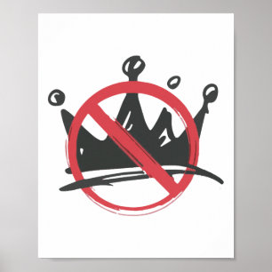 Affiche Non Chemise Des Rois Non Rois En Amérique Chemise 