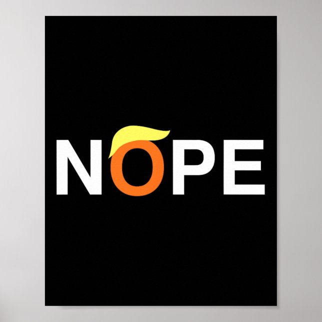 Affiche Non Drôle Anti-trump  (Devant)
