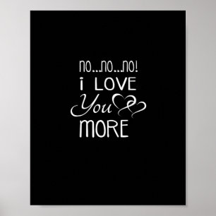 Affiche Non Non Non Je T'aime Plus Style De Couple Enjoué