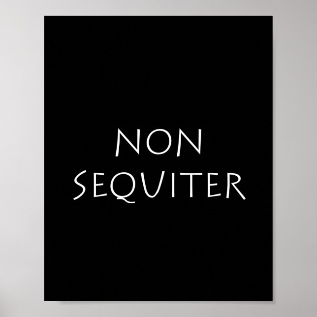 Affiche Non séqueur (Devant)