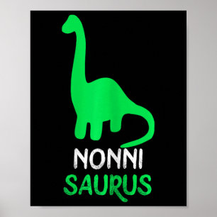 Affiche Nonni-saurus Dino Dinosaure Nonnisaurus
