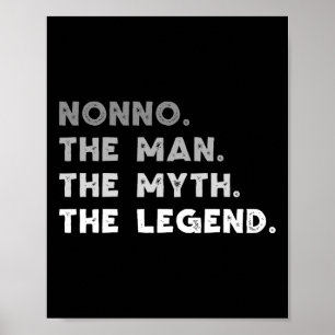 Affiche Nonno L'Homme Le Mythe La Légende Cool Nonno