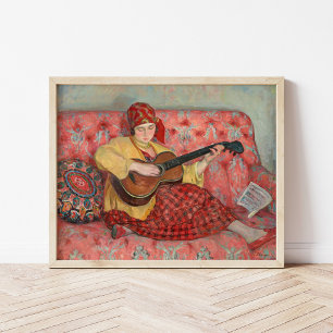 Affiche Nono à La Guitare   Henri Lebasque