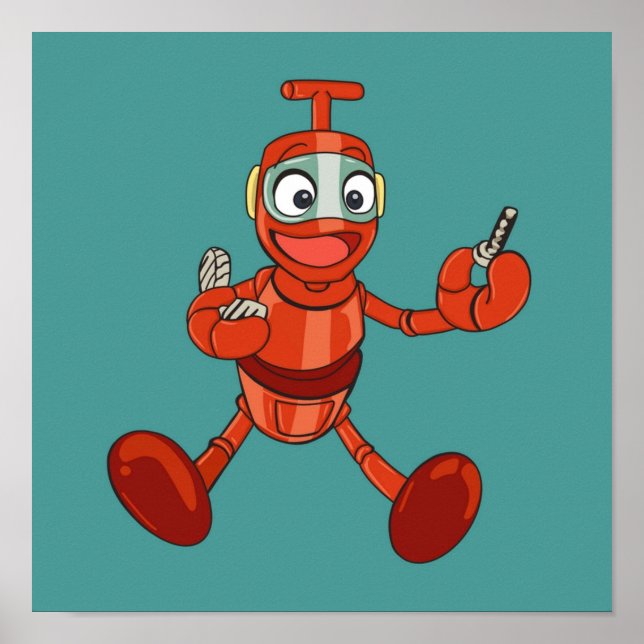 Affiche Nono le petit robot personnage d'Ulysse 31 (Devant)