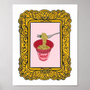 Affiche Noodle, envoie des noods drôles