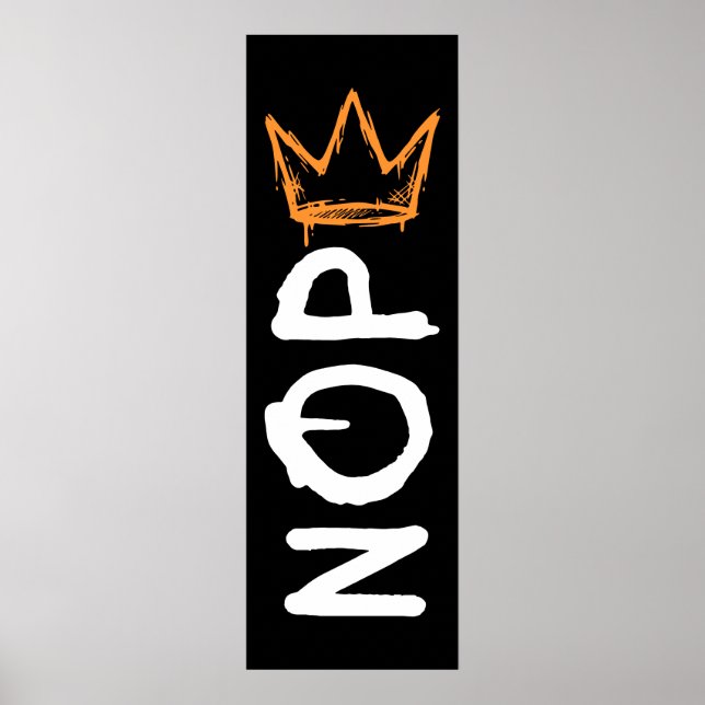 Affiche Nope No Kings America Democracy Anti-Trump I (Devant)