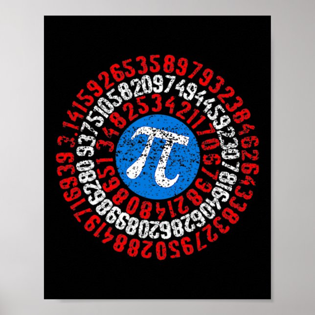 Affiche Nope Pi Day Drôle Masque Visage Enseignant Quaran  (Devant)