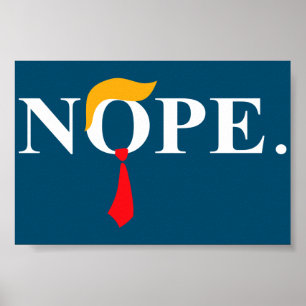 Affiche Nope Trump