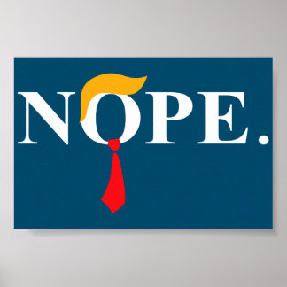 Affiche Nope Trump