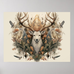 Affiche Nordic Retro Pagan Art Imprimer/Poste