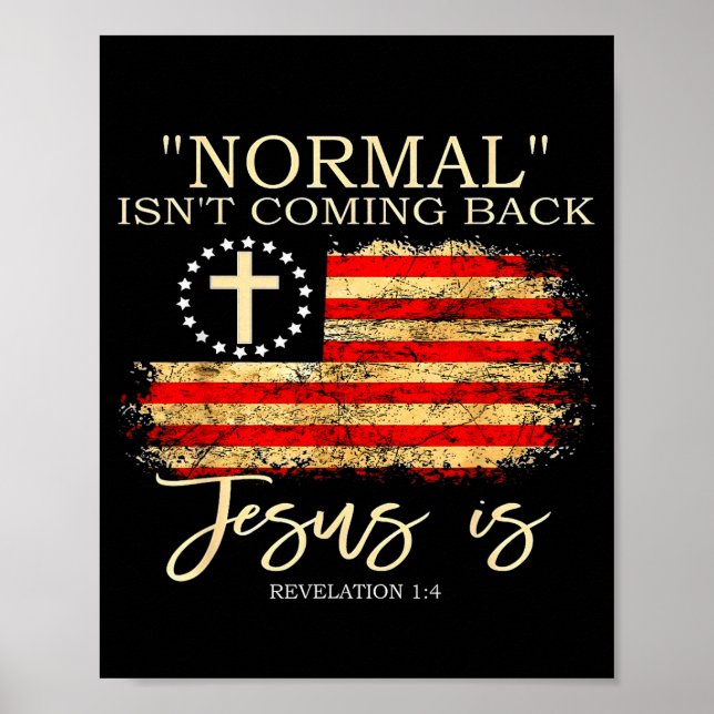 Affiche Normal ne revient pas Jésus est Révélation  (Devant)