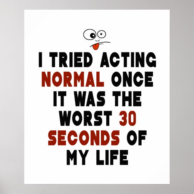 Affiche Normal par intérim (Devant)