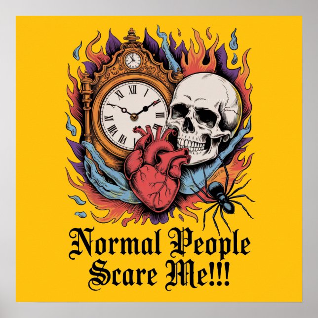 Affiche Normal People Scare Me (Devant)