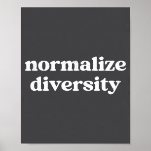 Affiche Normaliser la diversité