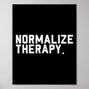 Affiche Normaliser la thérapie _ Sensibilisation à la sant