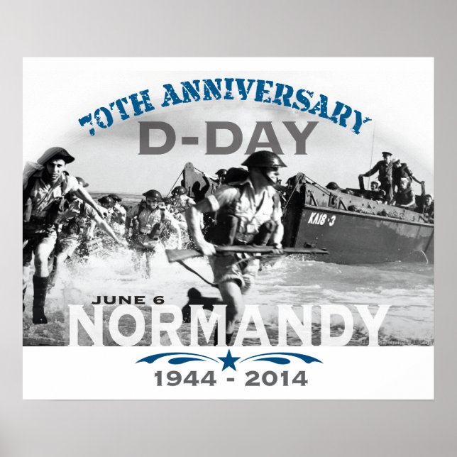 Affiche Normandie 70e anniversaire du jour J (Devant)