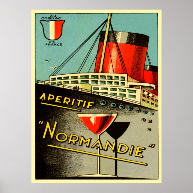Affiche normandie aperitif (Devant)