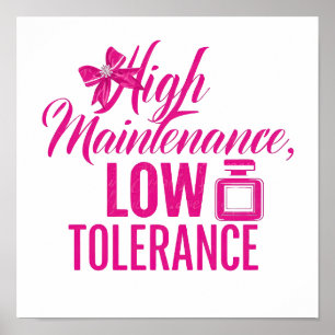 Affiche Normes élevées confiantes disant