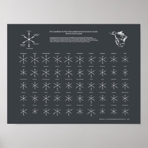 Affiche North American Ski Resorts