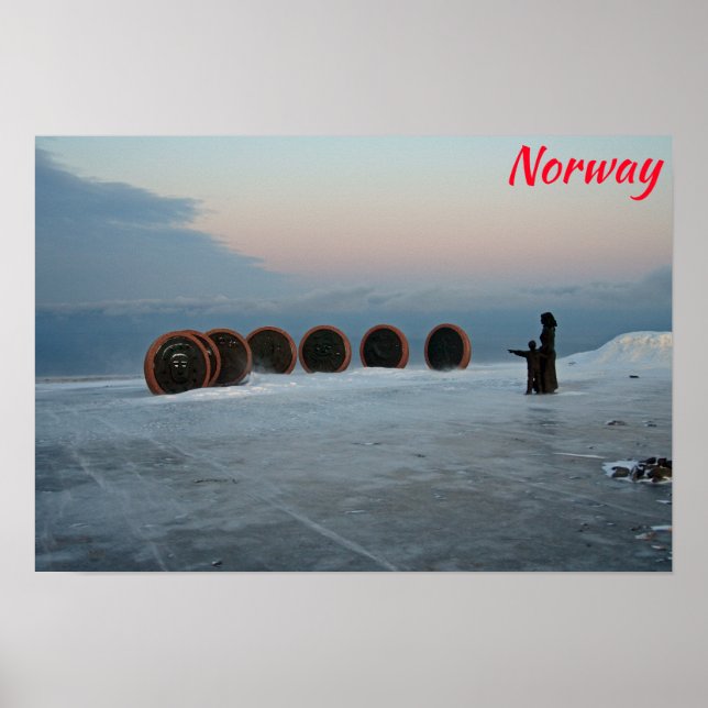 Affiche North Cape, Norvège (Devant)