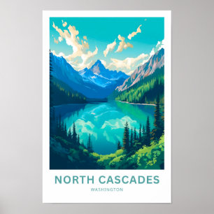 Affiche North Cascades Washington Imprimer