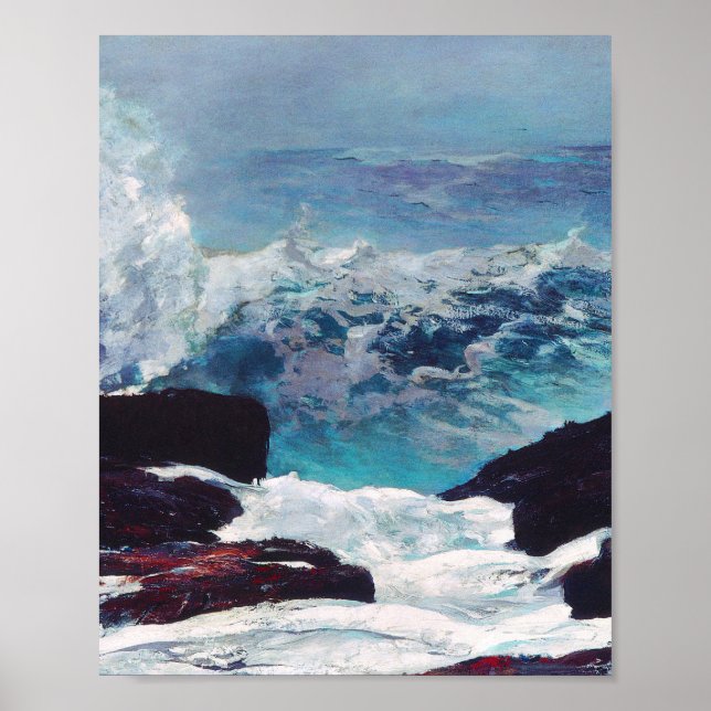 Affiche Northeaster par Winslow Homer (Devant)