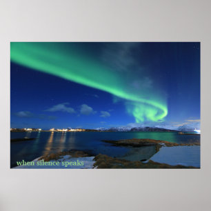 Affiche Northern Light avec citation