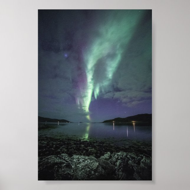 Affiche Northern Lights Nature Photo (Devant)