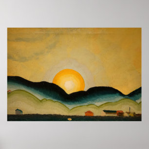 Affiche Northport Harbour (1929) Arthur Dove Canvas Imprim