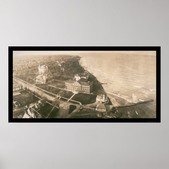 Affiche Northwestern University Photo 1907 (Devant)