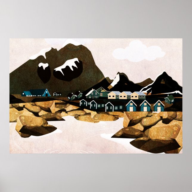 Affiche Norvège (Devant)