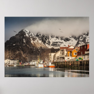 Affiche Norvège Henningsvaer