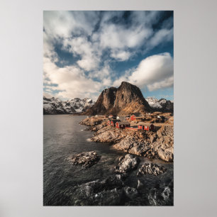 Affiche Norvège Îles Lofoten Hamnoya