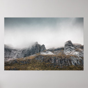 Affiche Norvège Lofoten Paysage Photo