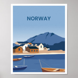 Affiche Norvège Nordique
