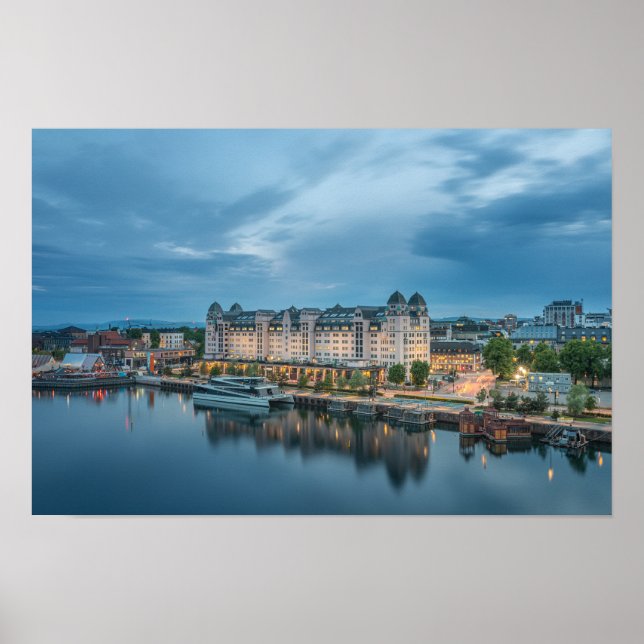 Affiche Norvège Oslo (Devant)