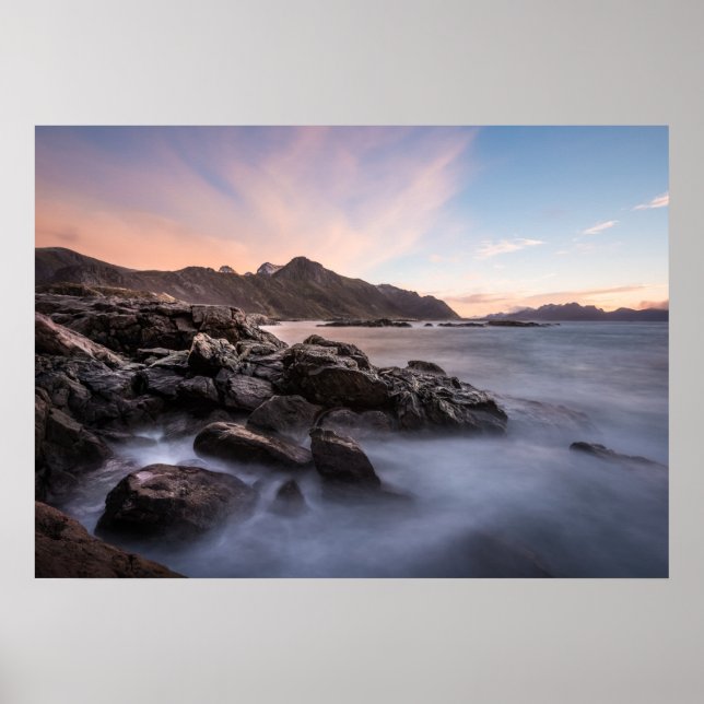 Affiche Norvège Paysage photo (Devant)