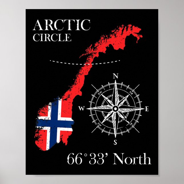 Affiche Norvège Scandinavie Randonnée Campeur Pêche  (Devant)