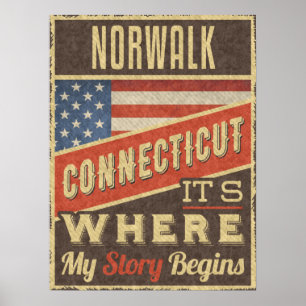 Affiche Norwalk Connecticut