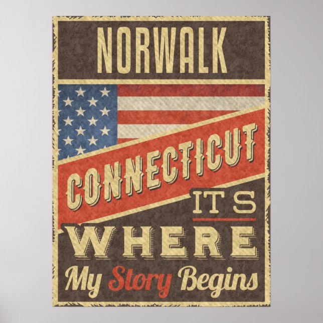 Affiche Norwalk Connecticut (Devant)